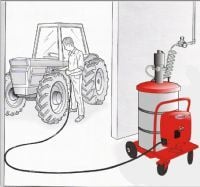 Varil Tipi Havalı Gres Pompası 70:1