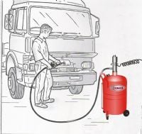 Havalı İnce Yağ Pompası 80Lt 5/1