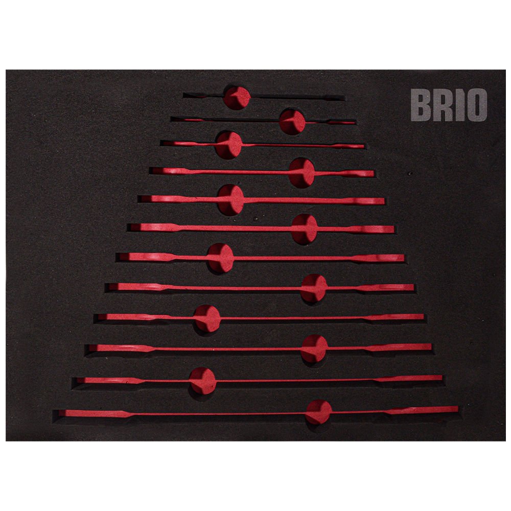 Brio Anahtar İki Ağız Set 12 Parça 6X7-30X32 Sünger Yatak Boş