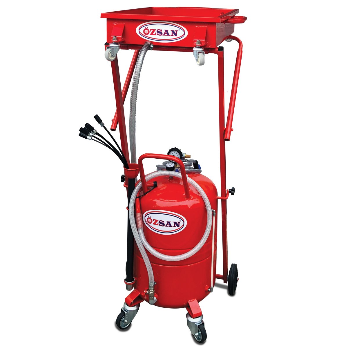 Teleskopik Yağ Emme Pompası 80+20Lt (Tek Kollu Fanussuz)