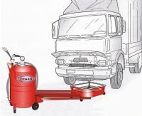 Teleskopik Yağ Emme Pompası 80+50Lt (Çift Kollu Fanussuz)