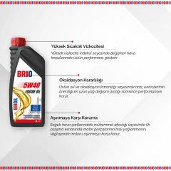 Motor Yağı 5W40 - 1 Litre