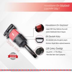Brio Havalı Somun Sökme 1'' 3390 Nm Çift Çekiç 10,9 Kg