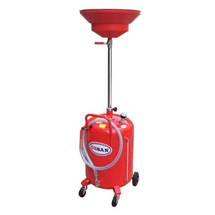 Özsan 6691 Havalı Yağ Boşaltma Kovası 80Lt (Geniş Hunili 480mm)