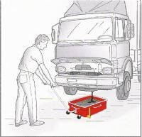 Seyyar Yağ Toplama Cihazı 50Lt (Ağır Vasıta)