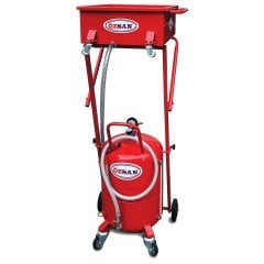 Teleskopik Yağ Boşaltma Cihazı 80+50Lt Çift Kollu