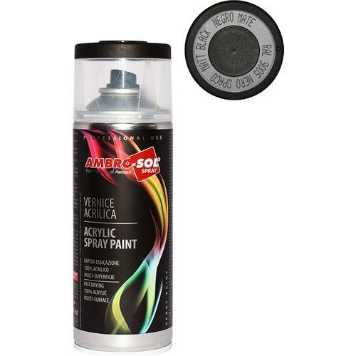 Ambro-Sol Sprey Boya Tampon Mat Siyah B9005M 400Ml