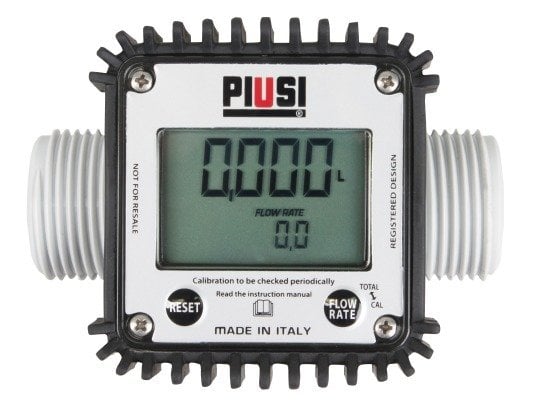 Piusi K24 Sayaç AdBlue, Antifriz, Cam yıkama sıvısı, Gıda, Su, Süt