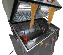 Devirme Kapaklı Endüstriyel Parça Yıkama Makinesi HPWM800 - AC