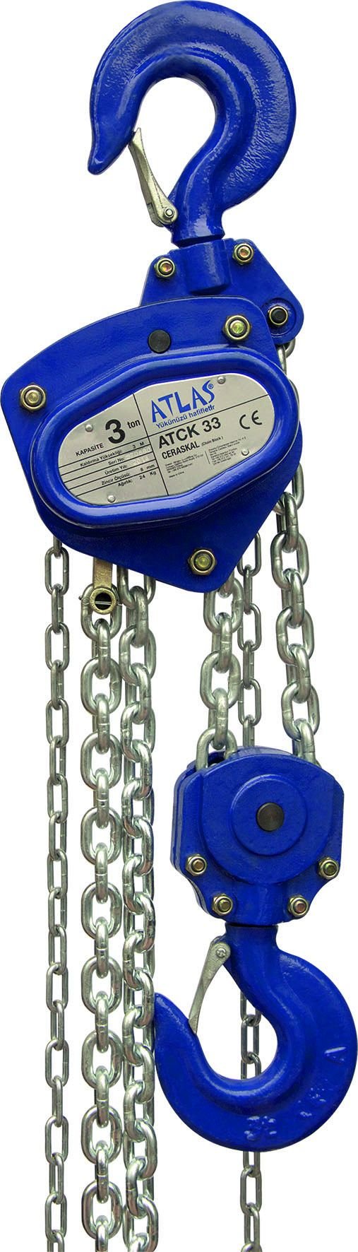 Atlas ATCK33 Ceraskal HS-C Köşeli 3 Ton kapasite, 3m