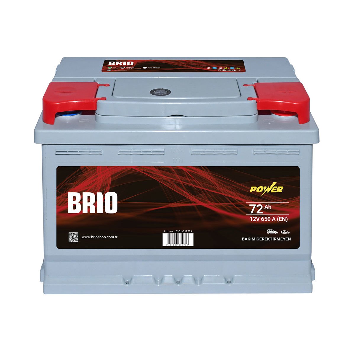 Brio Akü 72 Amper (12 Volt)