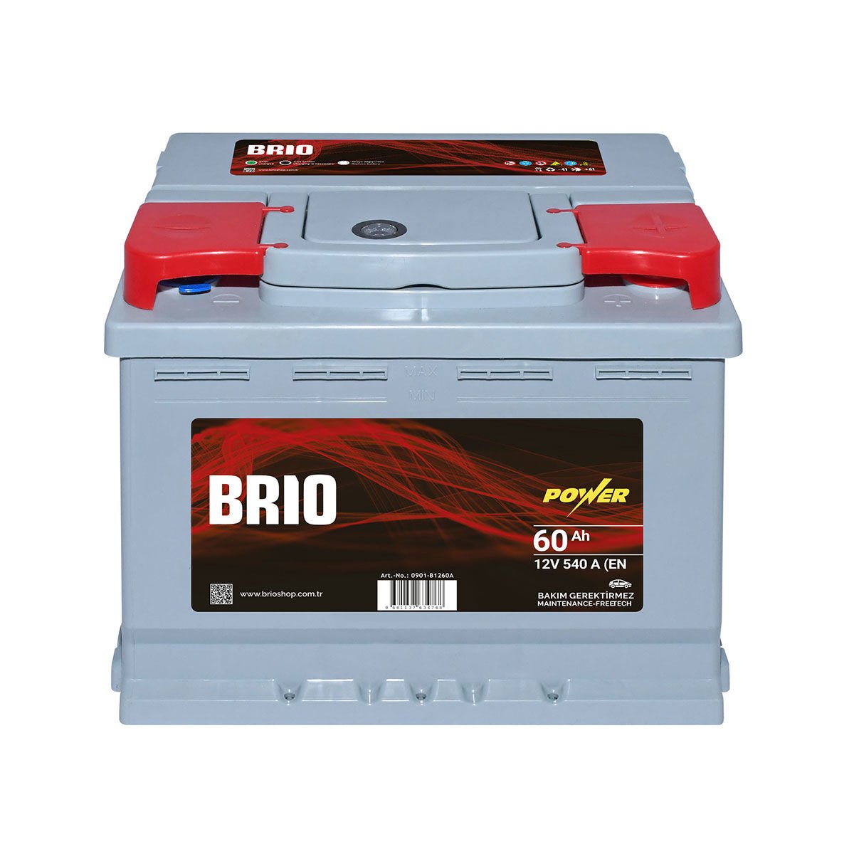 Brio Akü 60 Amper (12 Volt)