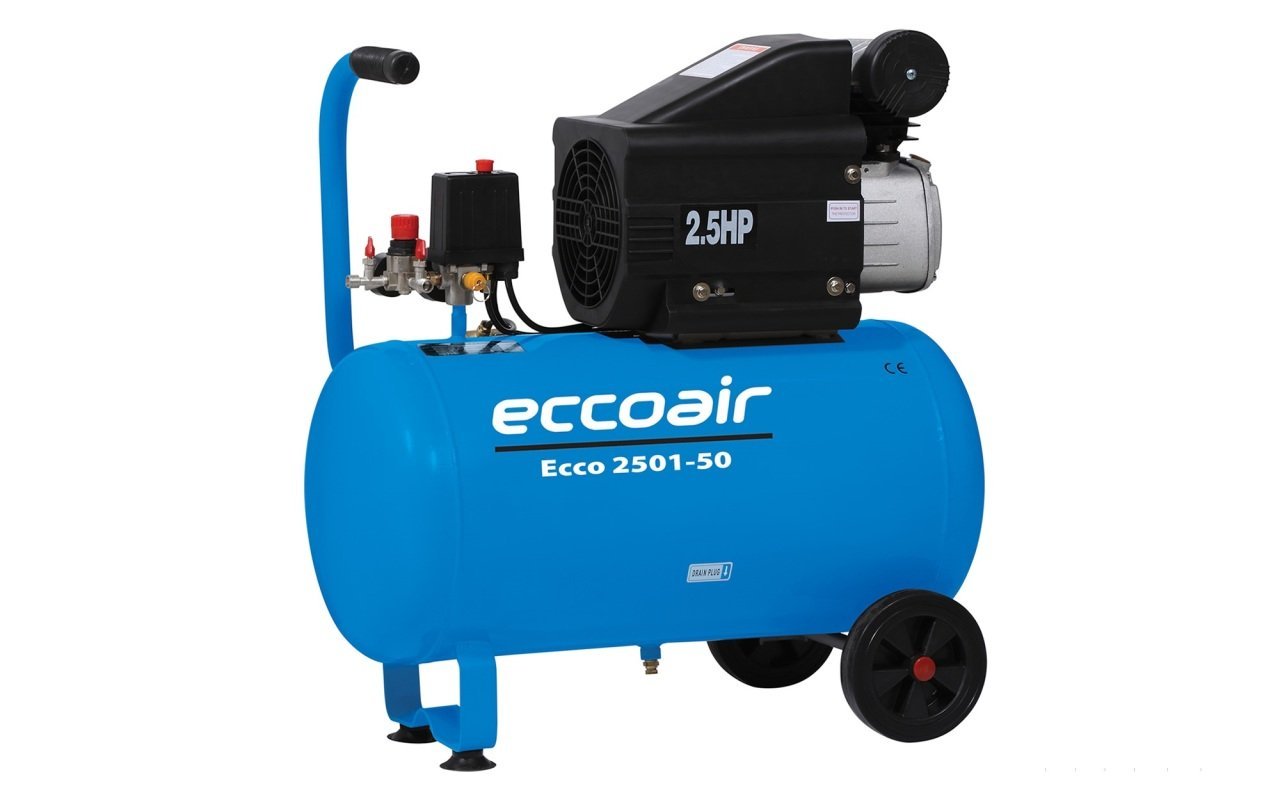 Kompresör 50Lt 7Bar 2Kw/2,5Hp 220v