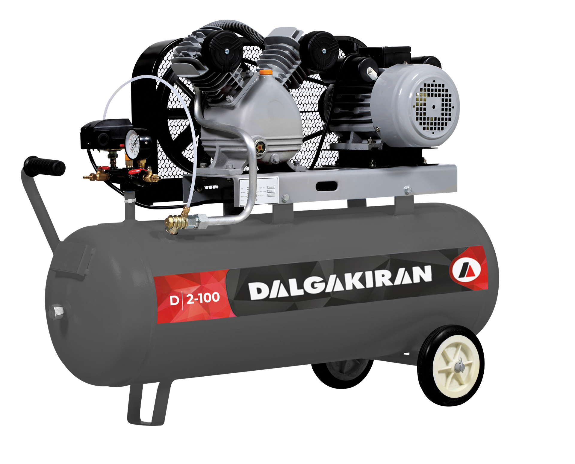 Dalgakıran 100 Lt Kompresör Tek Kademe 7 Bar