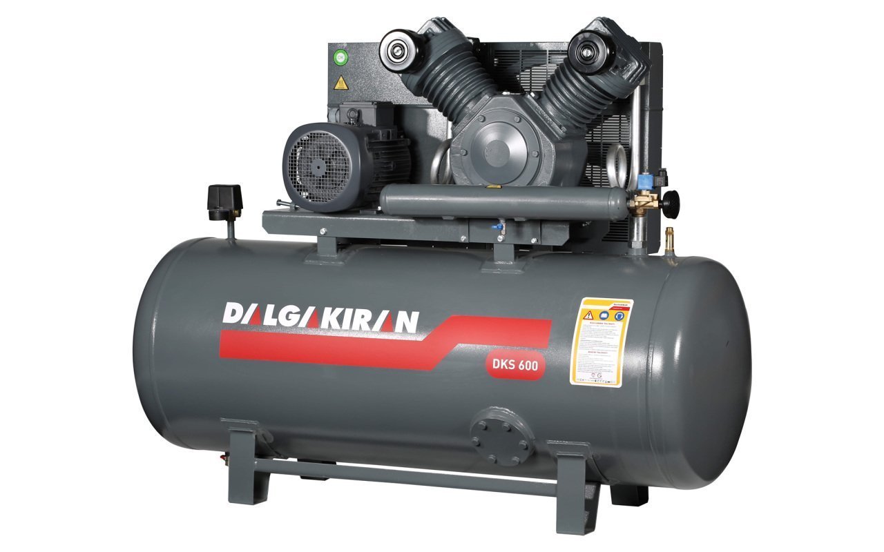 Kompresör Dks600 500LT 8Bar 7,5Kw/10Hp 380v