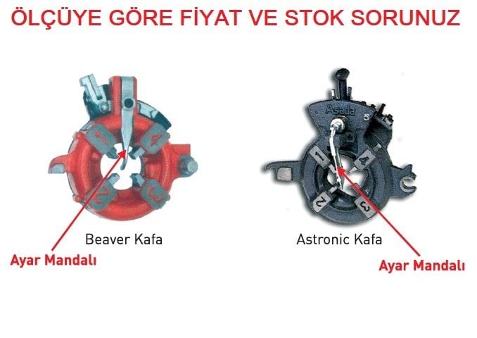 Asada Boru Kesme Yedek Tarak