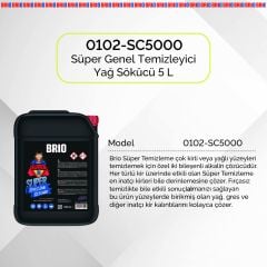 Brio Süper Temizleyici Yağ Sökücü 5 L