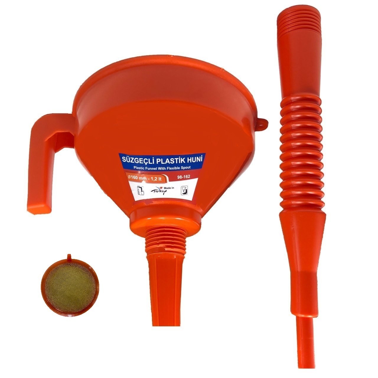 Kriter Plastik Huni 16 Cm Süzgeçli