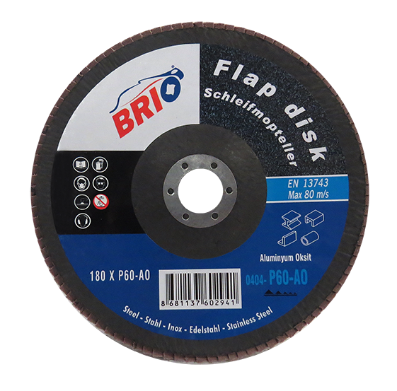 Brio Flap Disk 180Xp60 Ao
