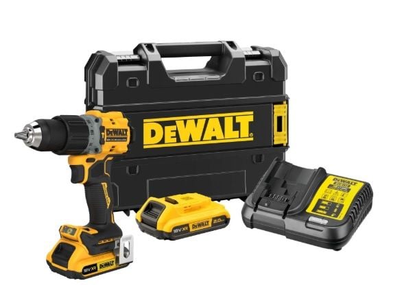 Dewalt DCD805D2T 18V 2.0AH Li-Ion Kömürsüz Çift Akülü Darbeli Matkap