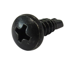 Brio Matkap Uçlu Vida Siyah 48*25 Plaka İçin