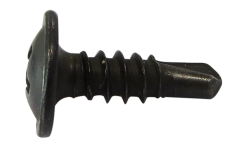 Brio Matkap Uçlu Vida Siyah 48*22 Plaka İçin Geniş Kafa