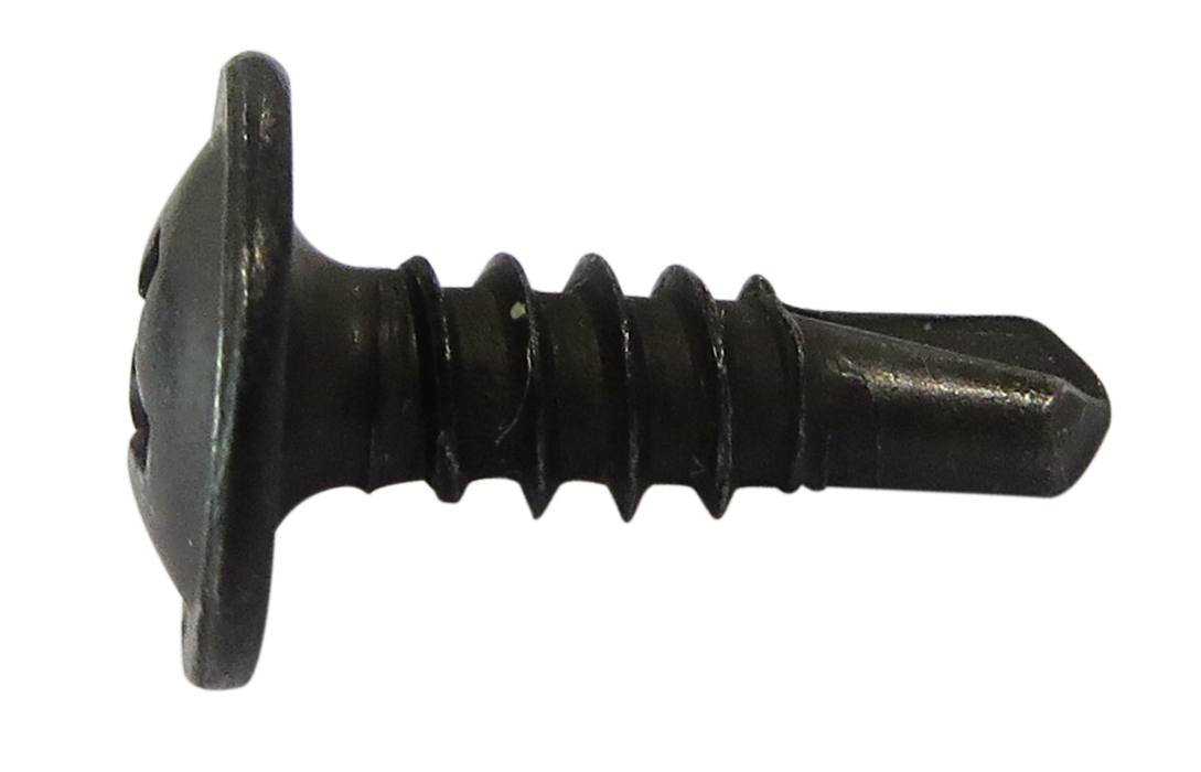 Brio Matkap Uçlu Vida Siyah 48*25 Plaka İçin Geniş Kafa