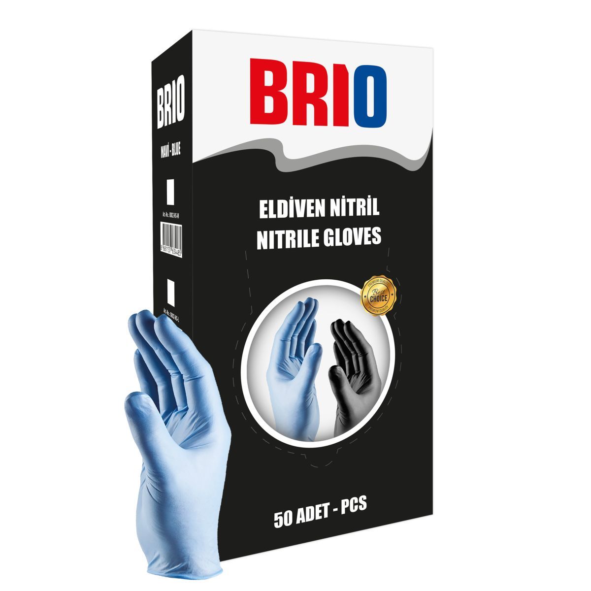 Brio Eldiven Nitril M 50 Adet