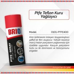 Brio Ptfe Kuru Yağlayıcı 400 Ml