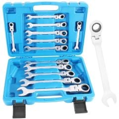 Anahtar Kombine Cırcırlı Set 12 Parça 8-22 Mm 72 Diş