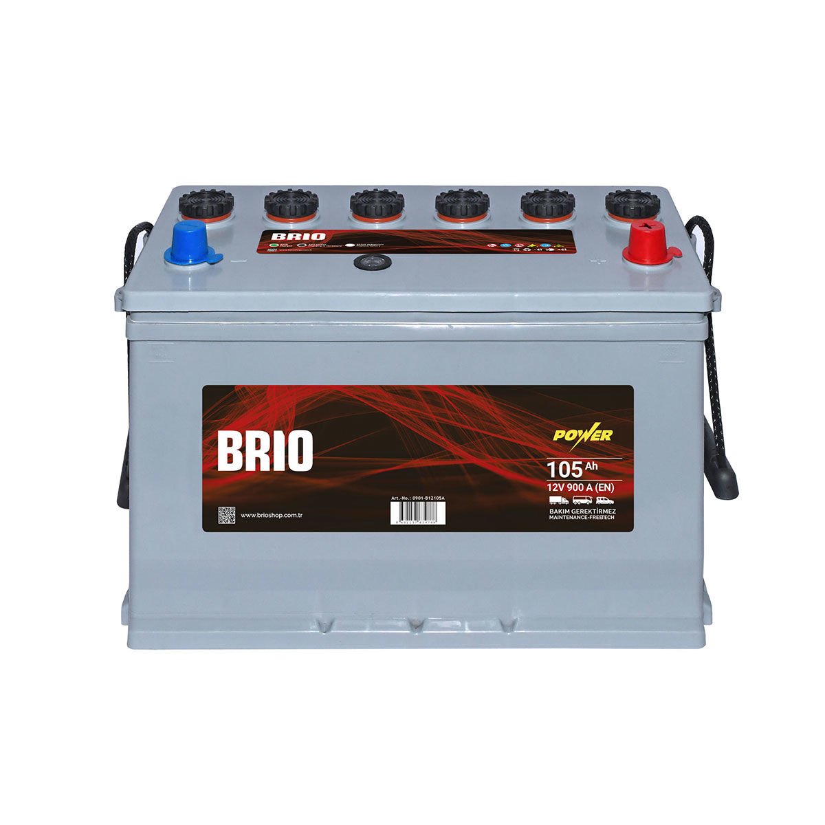 Brio Akü 105 Amper (12 Volt)