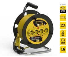 Makaralı Kablo ST-E Serisi IP20 4 Soketli 40 Metre 3x1.5 mm