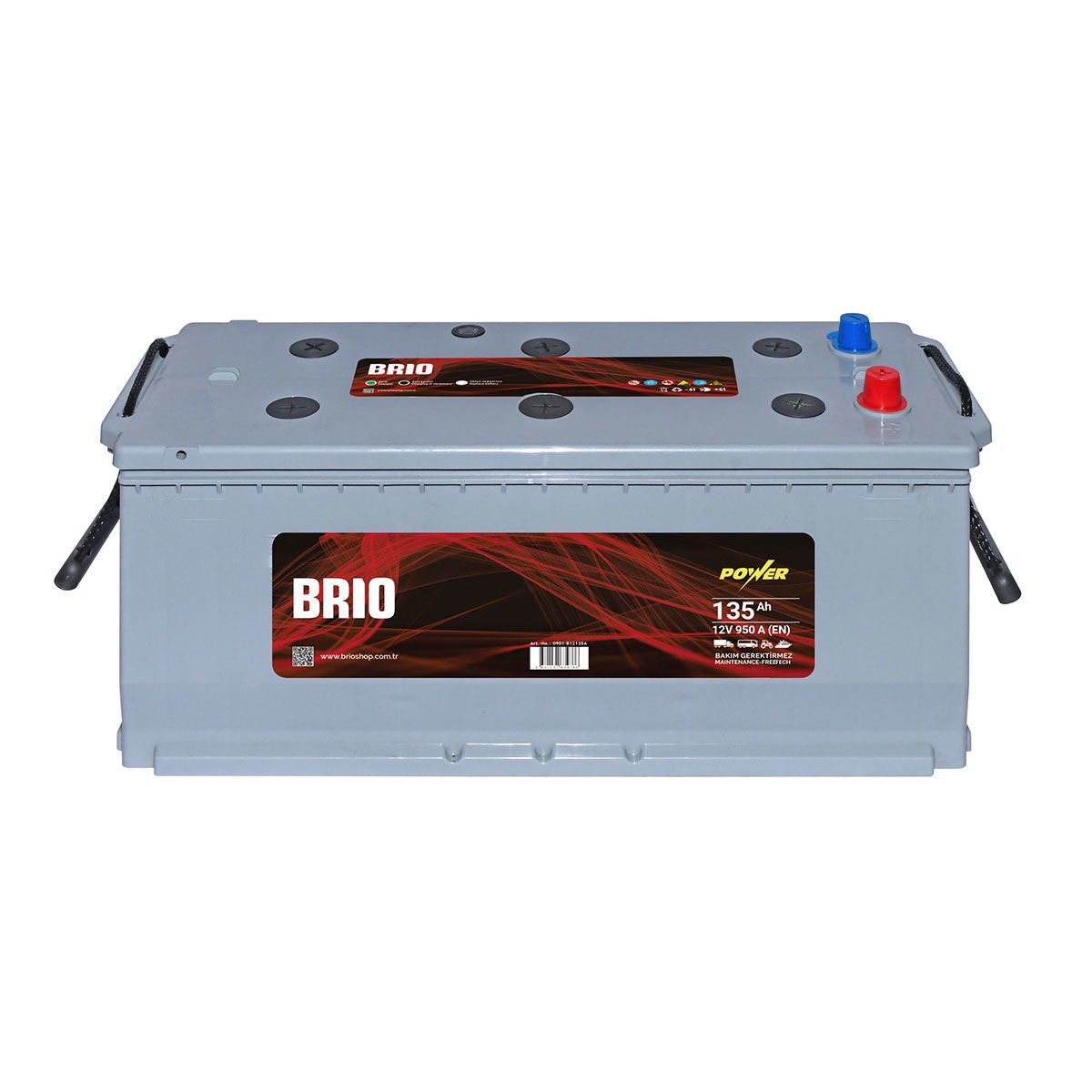 Brio Akü 135 Amper (12 Volt)