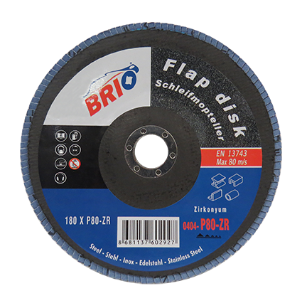 Brio Flap Disk 180Xp60 Zr
