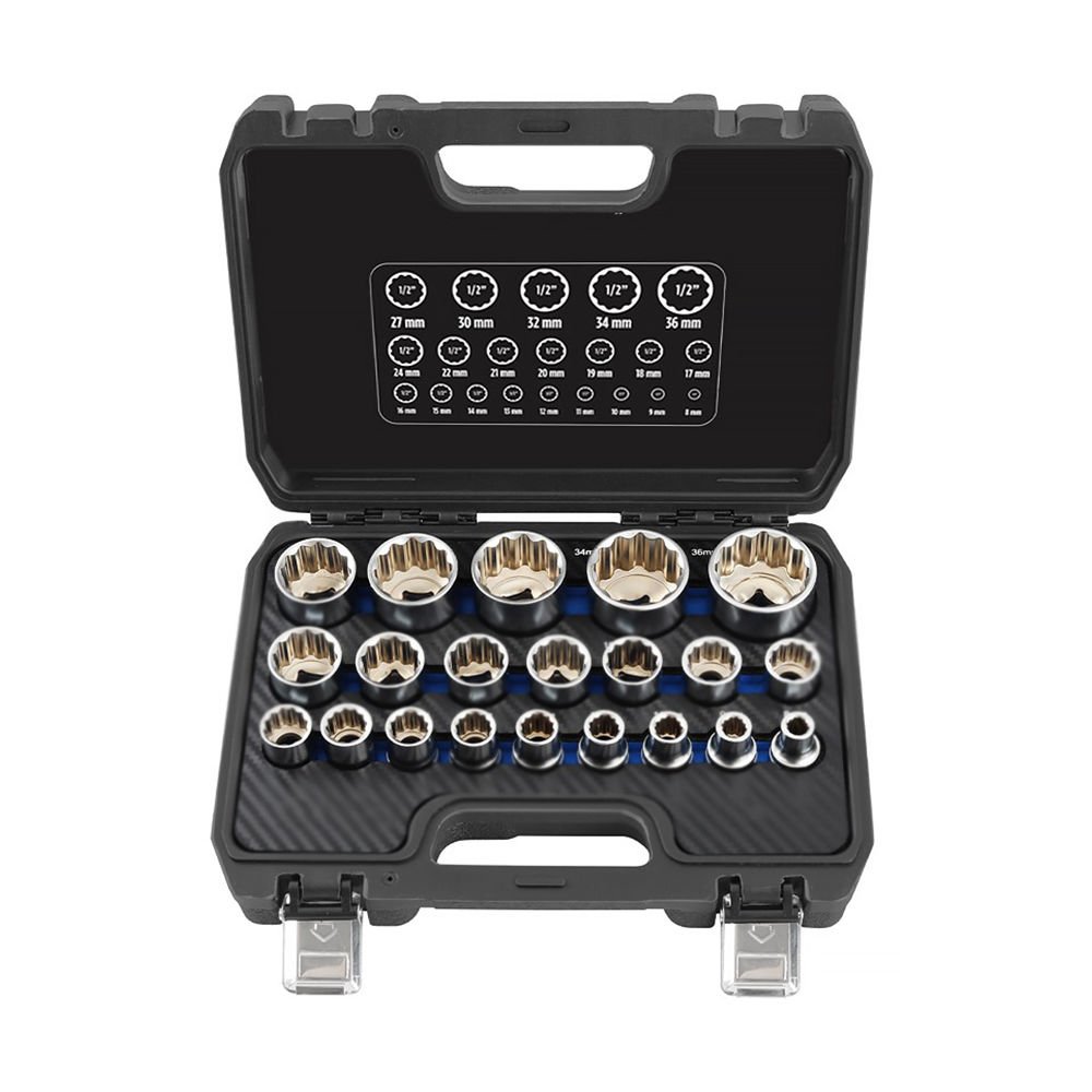 Lokma Set Torx Dişi 1/2 İNÇ 21 PARÇA (E8-E36)