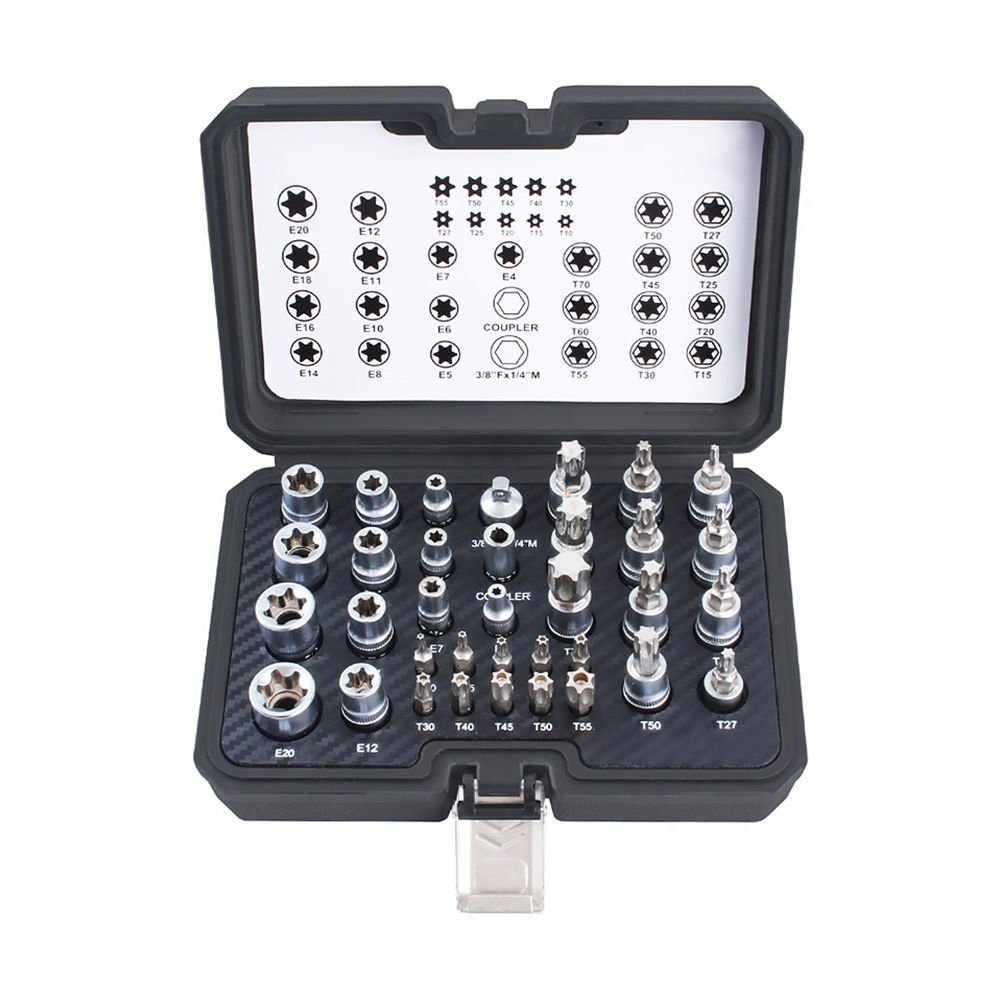 Lokma Set Torx 3/8 34 PARÇA (T10-T60) + (E4-20)