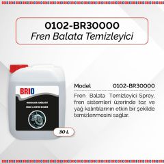 Brio Fren Balata Temizleyici 30 L