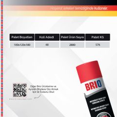 Brio Motosiklet Kask Camı Temizleme Spreyi 200Ml