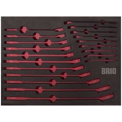 Brio Anahtar Kombine Set 20 Parça 6-32 Sünger Yatak Boş