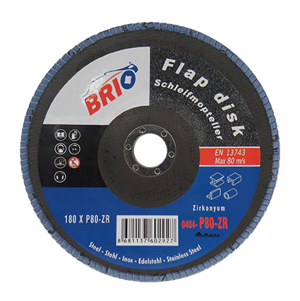 Brio Flap Disk 180Xp80 Zr
