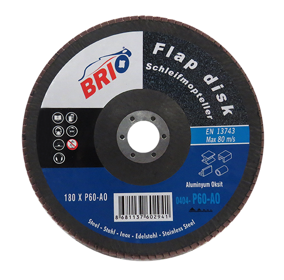 Brio Flap Disk 180Xp80 Ao