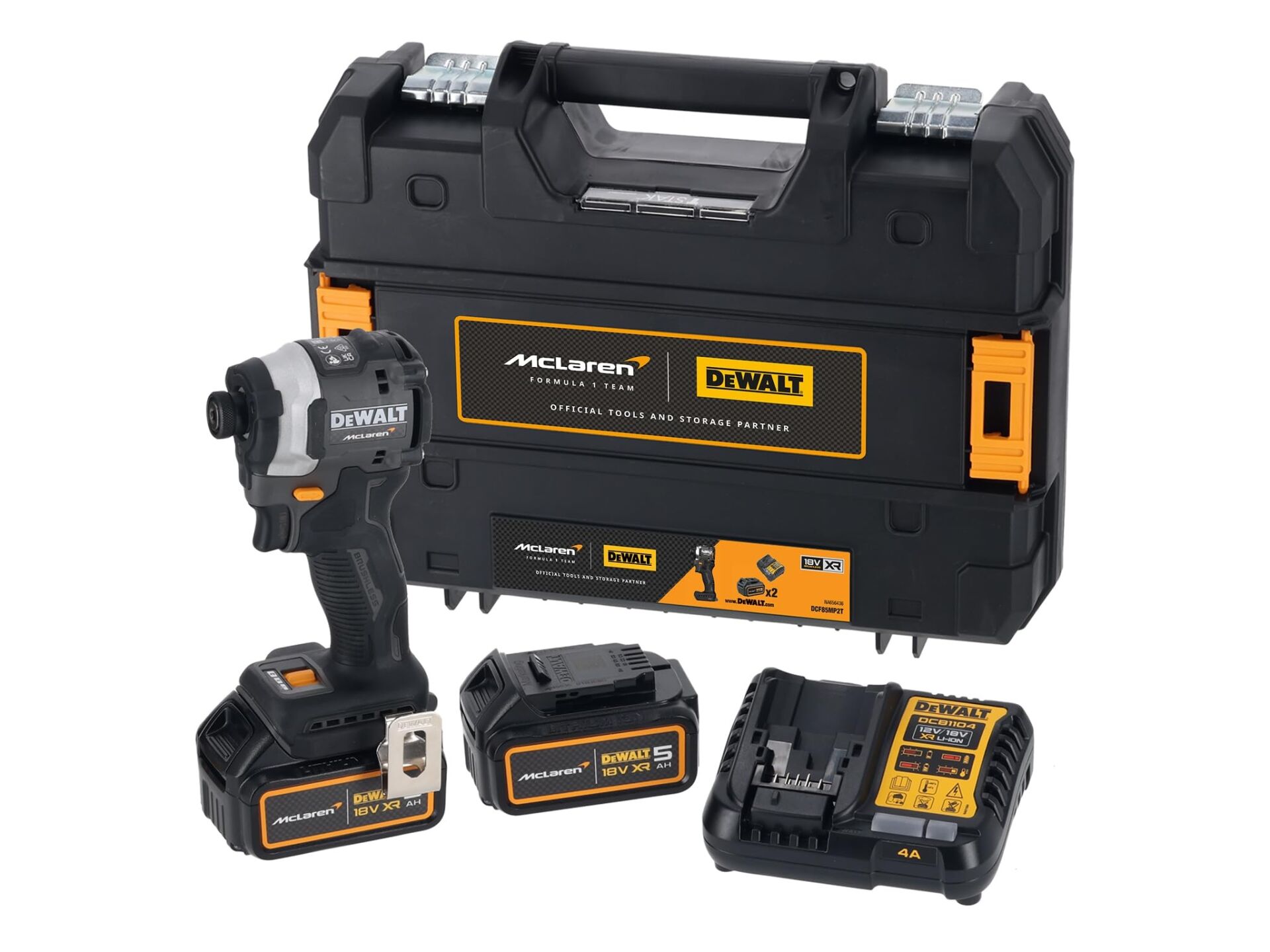 Dewalt X McLaren DCF85MP2T 18V XR 5.0 Ah Kompakt Darbeli Tornavida
