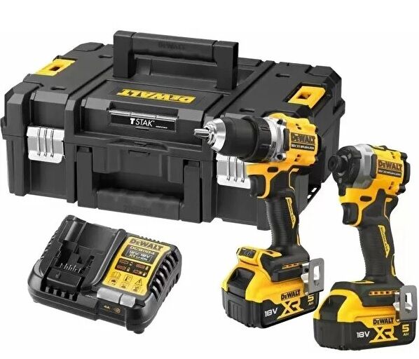 Dewalt DCK2051P2T 18V XR 5.0 AH LI-ION Kömürsüz İkiz Set