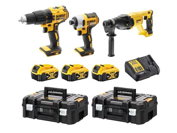 Dewalt DCK369M3T 18V XR 4.0AH LI-ION Kömürsüz Kombinasyon 3 Parça Kit