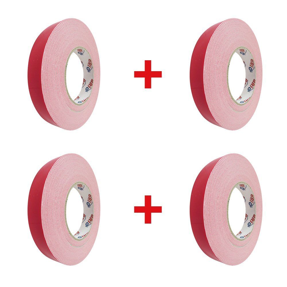 Brio Çift Taraflı Köpük Bant Beyaz 19Mmx5M 4Lü