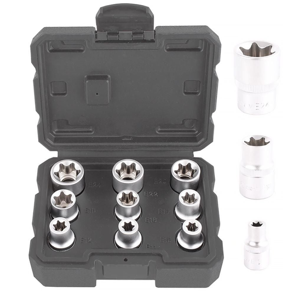 Brio Lokma Set Torx Dişi 1/2 9 Parça (E10-E24)