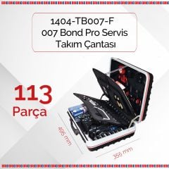 Brio Takım Çantası 007 Bond Pro Servis 113 Parça
