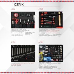 Brio Takım Çantası 007 Bond Pro Servis 113 Parça