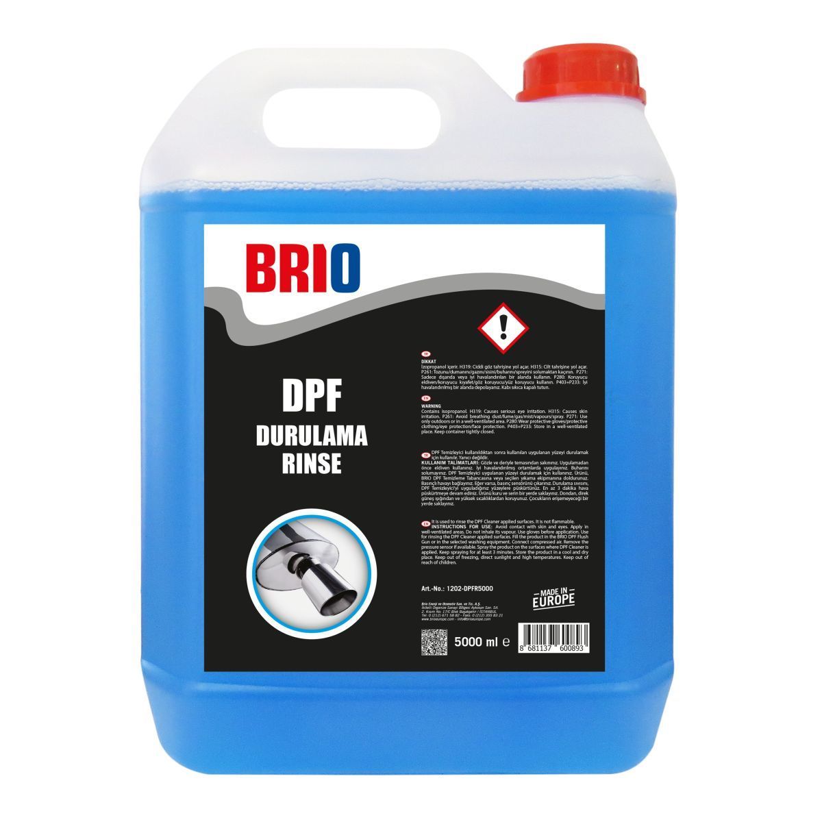 Brio Dpf Durulayıcı 5 L