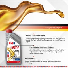 Brio Fren Hidrolik Yağı Dot4 500Ml